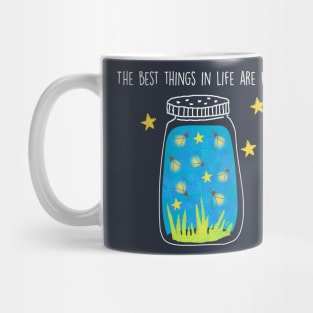 Fireflies at night Mug